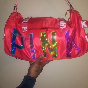 Brand new Pink duffle bags